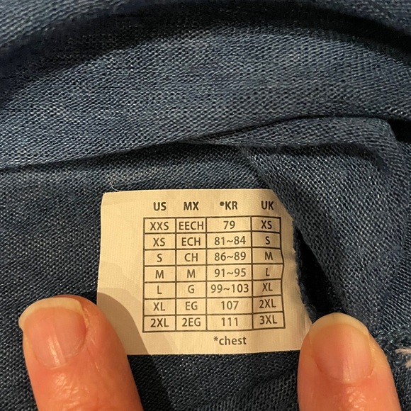 Joe Fresh Heathered Blue Tee - Picture 3 of 5